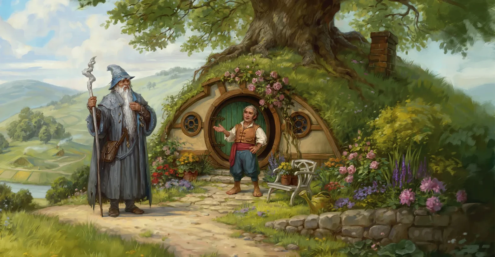 Magic: The Gathering — The Hobbit promotional artwork